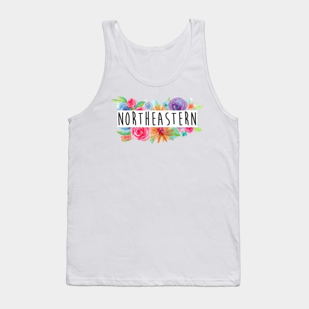 Northeastern University Tank Top by aterkaderk